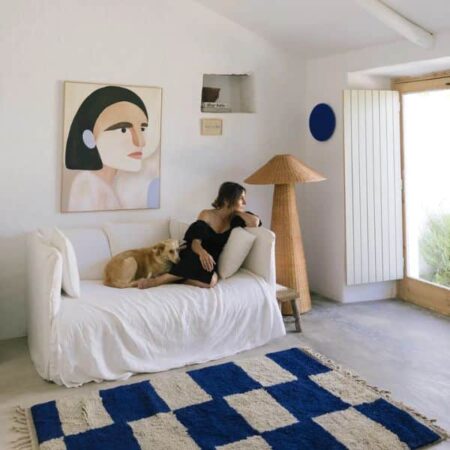 Loja online 91 Ferm Living Mara Knotted Rug