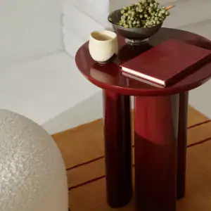 &Tradition - Mesa de apoio - Tung JA3 Burgundy Red (3)