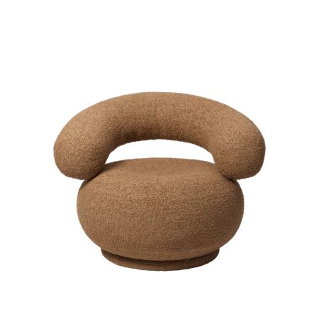 Loja online 19 Poltrona Orbo Ferm Living em bouclé Natural