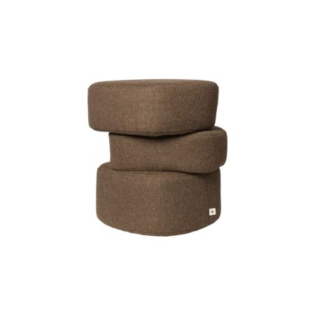 Loja online 23 Puff Plyo Ferm Living em Dark Brown